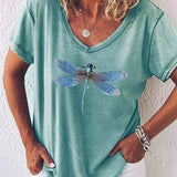 エステル | VネックTシャツ