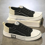 りく | ツートンキャンバスキャップトゥスニーカー